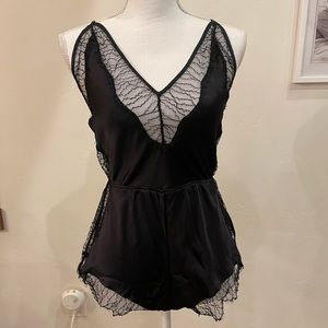 NWT Naked Princess Black Ella Romper
